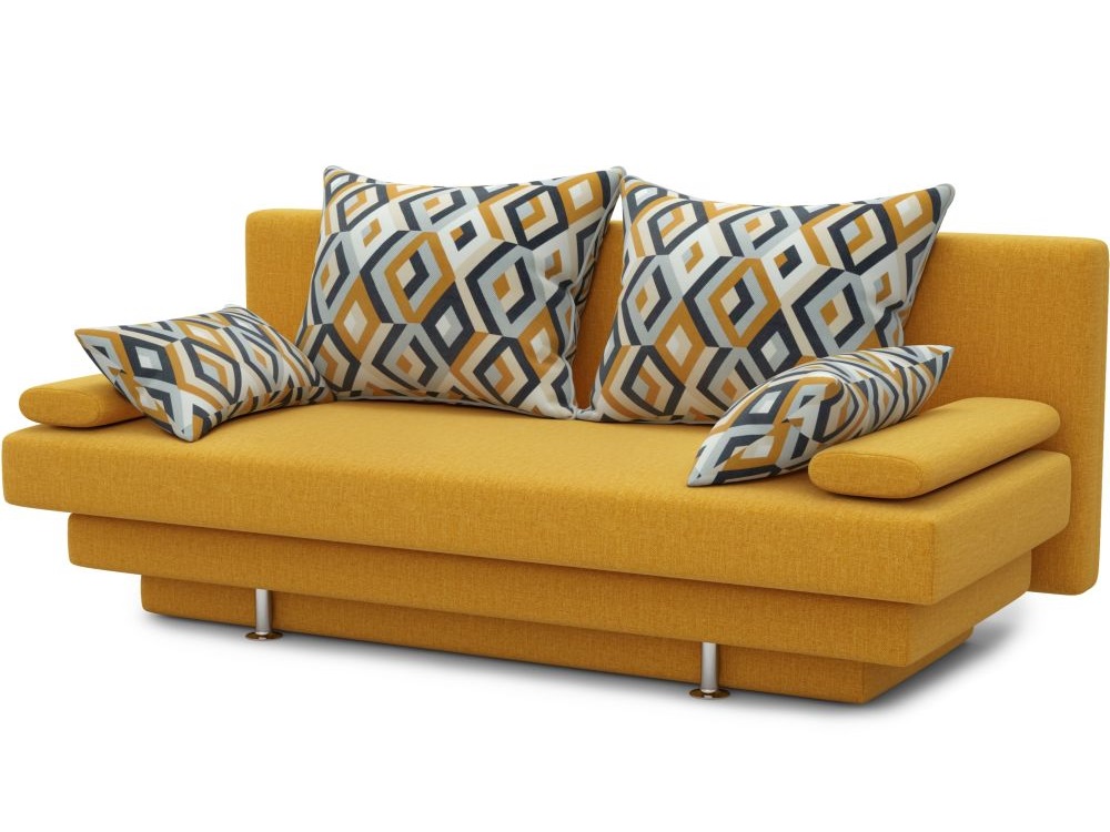 Диван «Вика» Savana plus Yellow/escada ochre в магазине «На диване» в Петрозаводске  — Выгодная цена