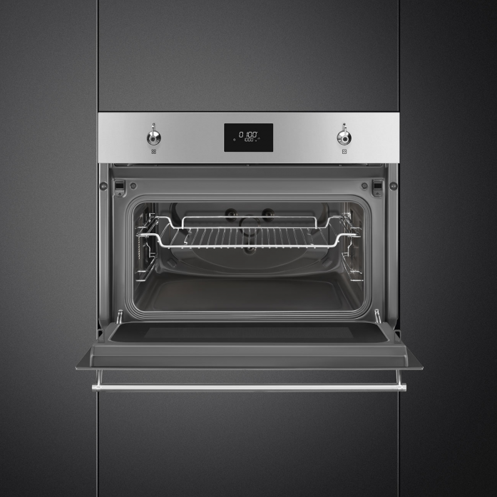 Встраиваемая микроволновая печь SMEG SO4301M0X в магазине «На диване» в Петрозаводске  — Выгодная цена