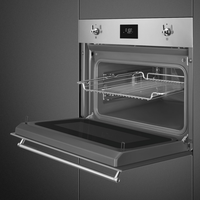 Встраиваемая микроволновая печь SMEG SO4301M0X в магазине «На диване» в Петрозаводске  — Выгодная цена