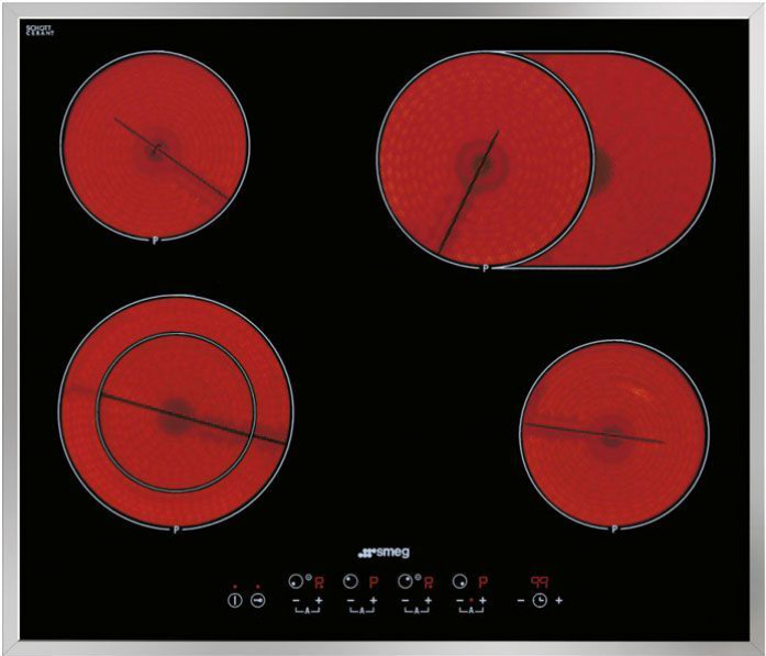 Электрическая варочная панель Smeg SE 2664 CX2