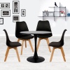 Комплект из 4-х стульев Eames Bon чёрный в магазине «На диване» в Петрозаводске  — Выгодная цена