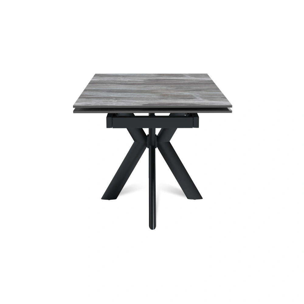 Стол раскладной Strong (140+40+40), керамика глянцевая Italian Light Grey в магазине «На диване» в Петрозаводске  — Выгодная цена