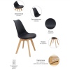 Стул Eames Bon чёрный в магазине «На диване» в Петрозаводске  — Выгодная цена